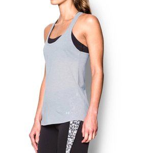 Womens Under Armour Racerback Tank Top, Grey "M"
